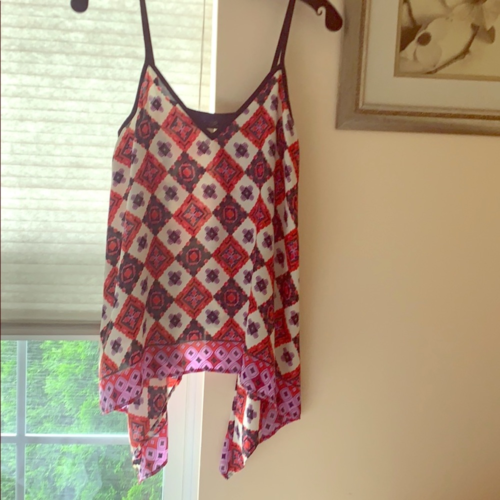 Handkerchief camisole blouse